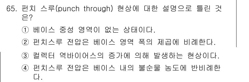 전자기사 2016년 65번 - 정답과 핵심 포인트를 검수 중인 기출문제