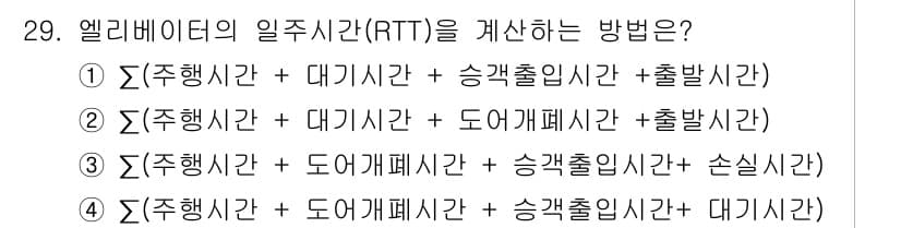승강기기사 2016년 30번 - 정답과 핵심 포인트를 검수 중인 기출문제