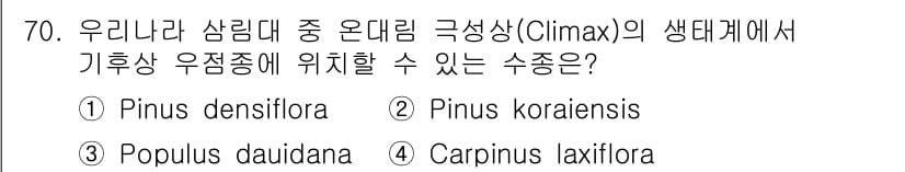 조경기사 2016년 70번 - 정답과 핵심 포인트를 검수 중인 기출문제