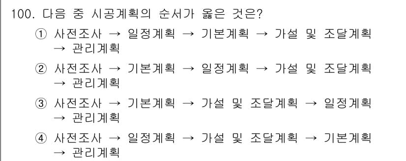 조경기사 2017년 101번 - 정답과 핵심 포인트를 검수 중인 기출문제
