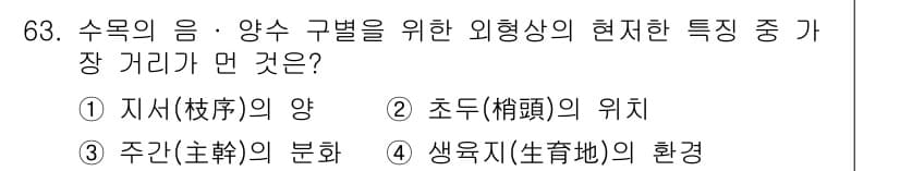 조경기사 2017년 64번 - 정답과 핵심 포인트를 검수 중인 기출문제