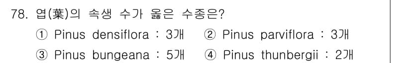 조경기사 2017년 79번 - 정답과 핵심 포인트를 검수 중인 기출문제