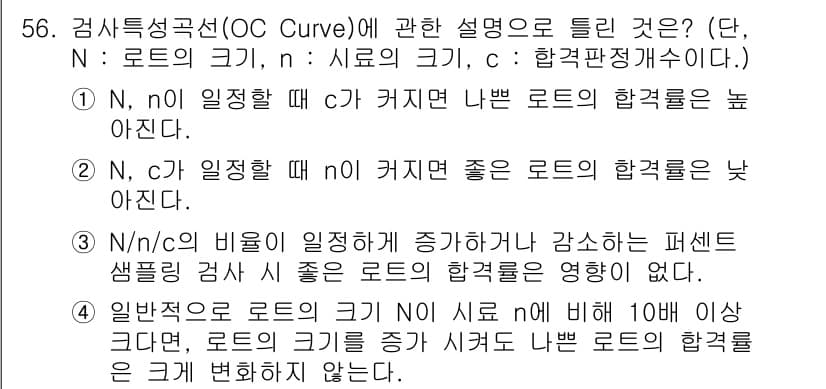 전기기능장 2017년 56번 - 정답 2번은 N과 N/n의 비율이 증가할 때, 일정한 로드에 대한 최적합... 에 관한 핵심 기출문제