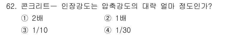 건설안전산업기사 2017년 62번 - 정답과 핵심 포인트를 검수 중인 기출문제