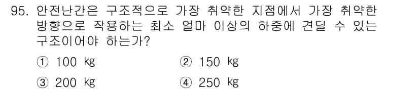 건설안전산업기사 2017년 95번 - 정답과 핵심 포인트를 검수 중인 기출문제