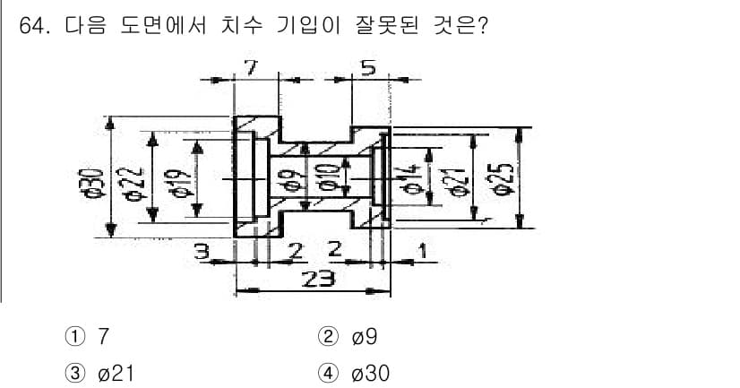 컴퓨터응용가공산업기사 2015년 64번 - 정답과 핵심 포인트를 검수 중인 기출문제