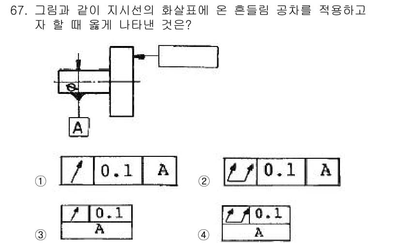 컴퓨터응용가공산업기사 2015년 67번 - 정답과 핵심 포인트를 검수 중인 기출문제