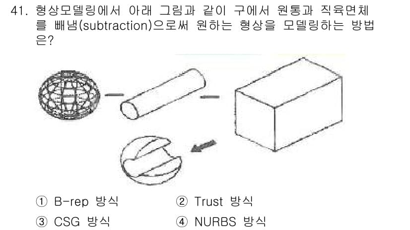 컴퓨터응용가공산업기사 2017년 41번 - 정답과 핵심 포인트를 검수 중인 기출문제
