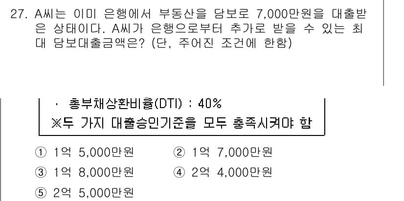 공인중개사_1차 2017년 27번 - 정답과 핵심 포인트를 검수 중인 기출문제