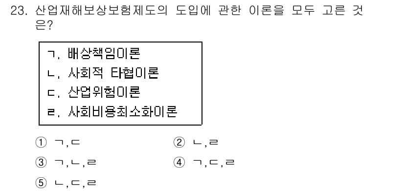 사회복지사_1급(3교시) 2018년 23번 - 정답과 핵심 포인트를 검수 중인 기출문제