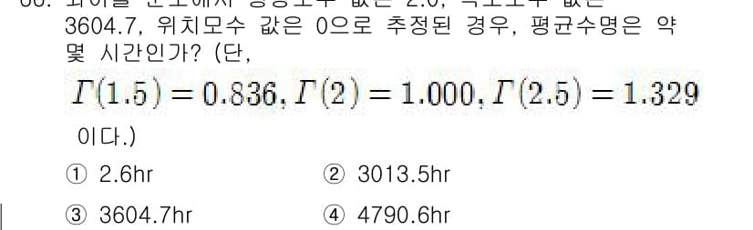 품질경영기사 2017년 68번 - 정답과 핵심 포인트를 검수 중인 기출문제