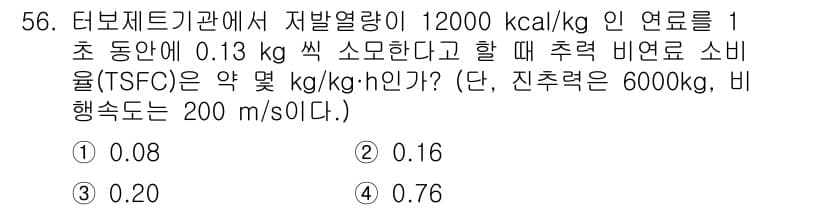 항공기관정비기능사 2015년 56번 - 정답과 핵심 포인트를 검수 중인 기출문제