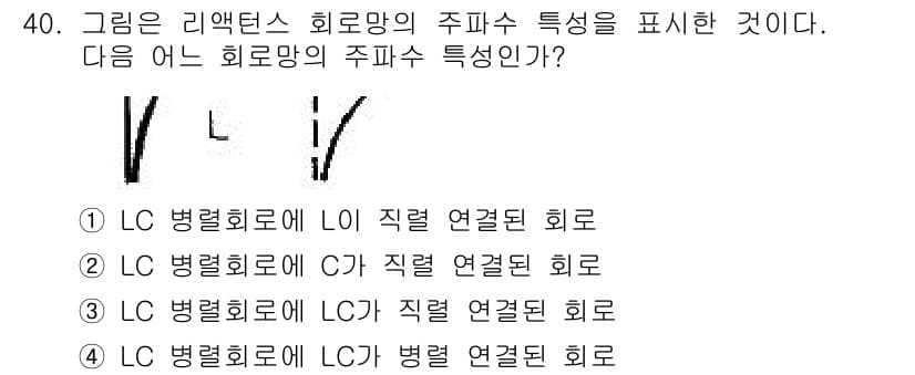 전자산업기사 2016년 40번 - . 

이 회로망의 주파수 특성에서 C가 직접 연결된 경우가 아니므로, ... 에 관한 핵심 기출문제