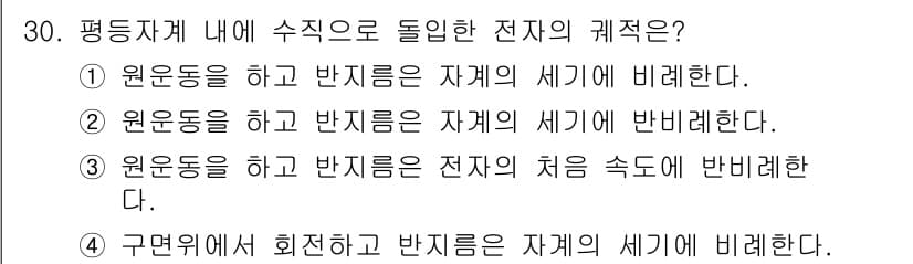 전자산업기사 2017년 30번 - 정답과 핵심 포인트를 검수 중인 기출문제