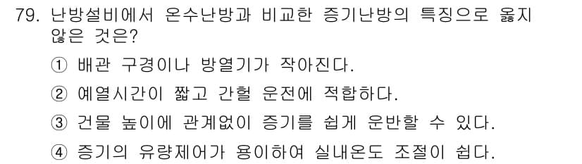 건축산업기사 2017년 79번 - 정답과 핵심 포인트를 검수 중인 기출문제
