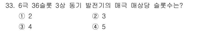 전기기능사 2016년 33번 - 정답과 핵심 포인트를 검수 중인 기출문제