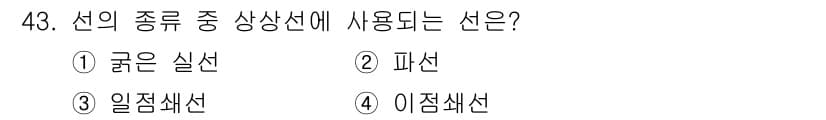 실내건축기능사 2015년 43번 - 정답과 핵심 포인트를 검수 중인 기출문제