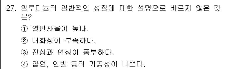 실내건축기능사 2016년 27번 - 정답과 핵심 포인트를 검수 중인 기출문제