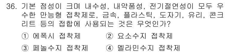 실내건축기능사 2016년 36번 - 정답과 핵심 포인트를 검수 중인 기출문제