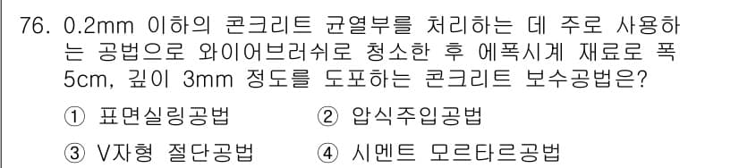 조경산업기사 2015년 76번 - 정답과 핵심 포인트를 검수 중인 기출문제