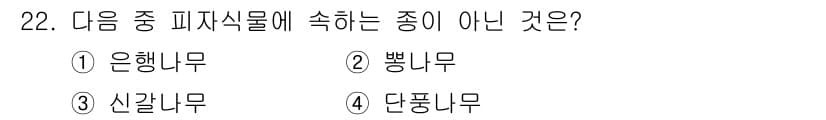 조경산업기사 2016년 22번 - 정답과 핵심 포인트를 검수 중인 기출문제