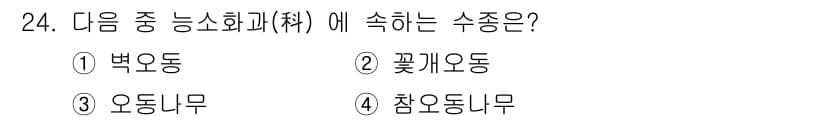 조경산업기사 2017년 24번 - 정답과 핵심 포인트를 검수 중인 기출문제
