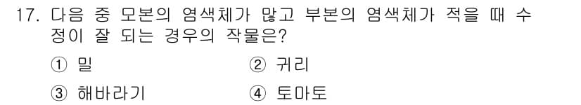 종자기사 2016년 17번 - 정답과 핵심 포인트를 검수 중인 기출문제