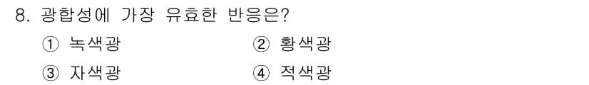 유기농업기능사 2016년 8번 - . 자색광

자색광은 식물의 광합성에 가장 효과적으로 활용되는 파장 중 ... 에 관한 핵심 기출문제