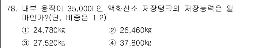 가스기사 2017년 78번 - 정답과 핵심 포인트를 검수 중인 기출문제