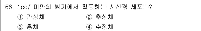 컬러리스트기사 2016년 66번 - 정답과 핵심 포인트를 검수 중인 기출문제
