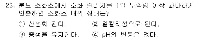 폐기물처리기사 2017년 23번 - 정답과 핵심 포인트를 검수 중인 기출문제