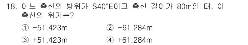 측량기능사 2015년 18번 - 정답과 핵심 포인트를 검수 중인 기출문제