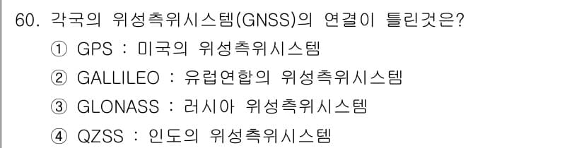 측량기능사 2016년 60번 - 정답과 핵심 포인트를 검수 중인 기출문제