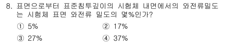 자기비파괴검사기능사 2016년 8번 - 정답과 핵심 포인트를 검수 중인 기출문제