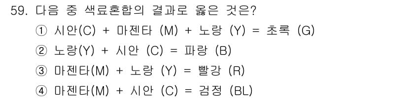 자동차보수도장기능사 2015년 59번 - 정답과 핵심 포인트를 검수 중인 기출문제