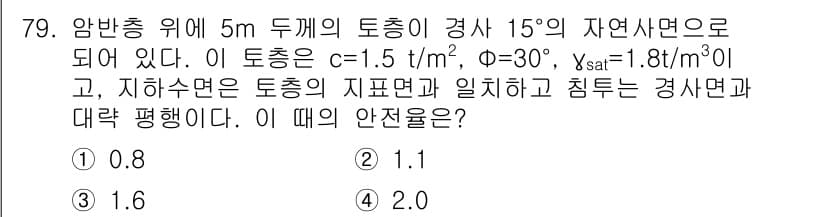 건설재료시험기사 2016년 80번 - 정답과 핵심 포인트를 검수 중인 기출문제