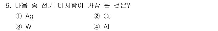 금속재료산업기사 2018년 6번 - 정답과 핵심 포인트를 검수 중인 기출문제