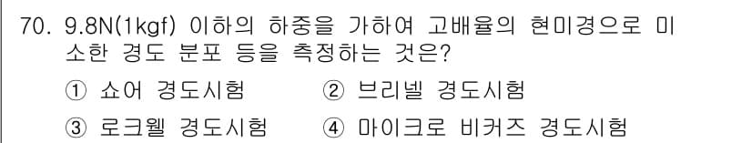 금속재료산업기사 2018년 71번 - 정답과 핵심 포인트를 검수 중인 기출문제