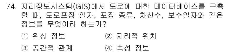 측량및지형공간정보기사 2016년 74번 - 정답과 핵심 포인트를 검수 중인 기출문제