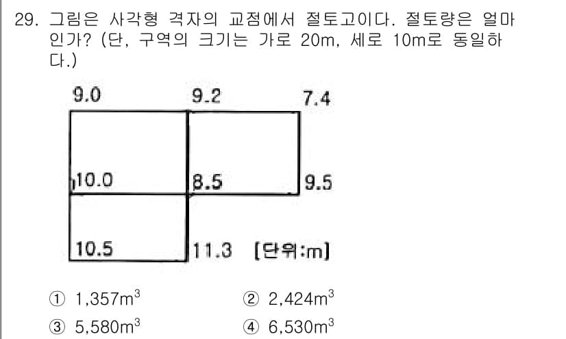 측량및지형공간정보기사 2017년 29번 - 정답과 핵심 포인트를 검수 중인 기출문제