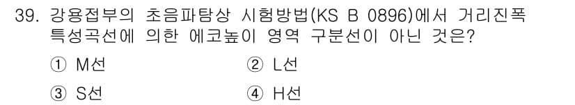 초음파비파괴검사기능사 2016년 39번 - 해설: 갈리레오파란 법칙에 따르면, S선과 P선은 각각의 고유진동 방식을... 에 관한 핵심 기출문제