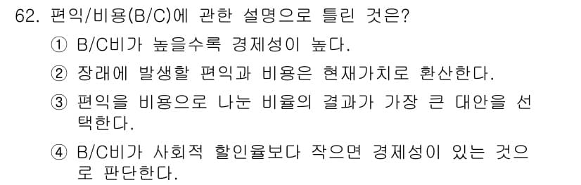 도시계획기사 2016년 62번 - 정답과 핵심 포인트를 검수 중인 기출문제