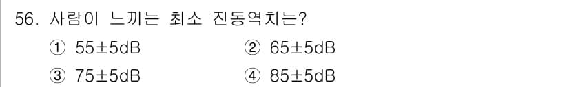 산업위생관리산업기사 2015년 56번 - 정답과 핵심 포인트를 검수 중인 기출문제