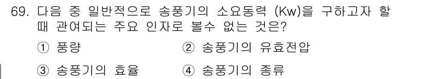 산업위생관리산업기사 2015년 69번 - 정답과 핵심 포인트를 검수 중인 기출문제