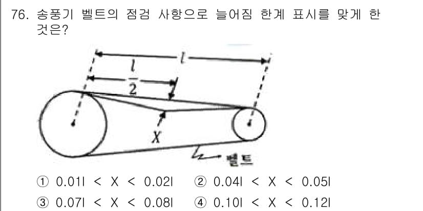 산업위생관리산업기사 2016년 76번 - 정답과 핵심 포인트를 검수 중인 기출문제