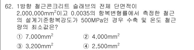 콘크리트기사 2015년 64번 - 정답과 핵심 포인트를 검수 중인 기출문제