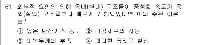 콘크리트기사 2017년 61번 - 정답과 핵심 포인트를 검수 중인 기출문제