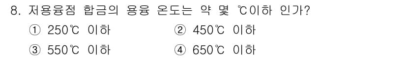 제선기능사 2015년 8번 - 정답과 핵심 포인트를 검수 중인 기출문제
