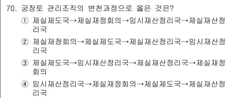 지적산업기사 2015년 70번 - 정답과 핵심 포인트를 검수 중인 기출문제
