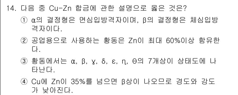 침투비파괴검사기사(구) 2016년 14번 - 정답과 핵심 포인트를 검수 중인 기출문제